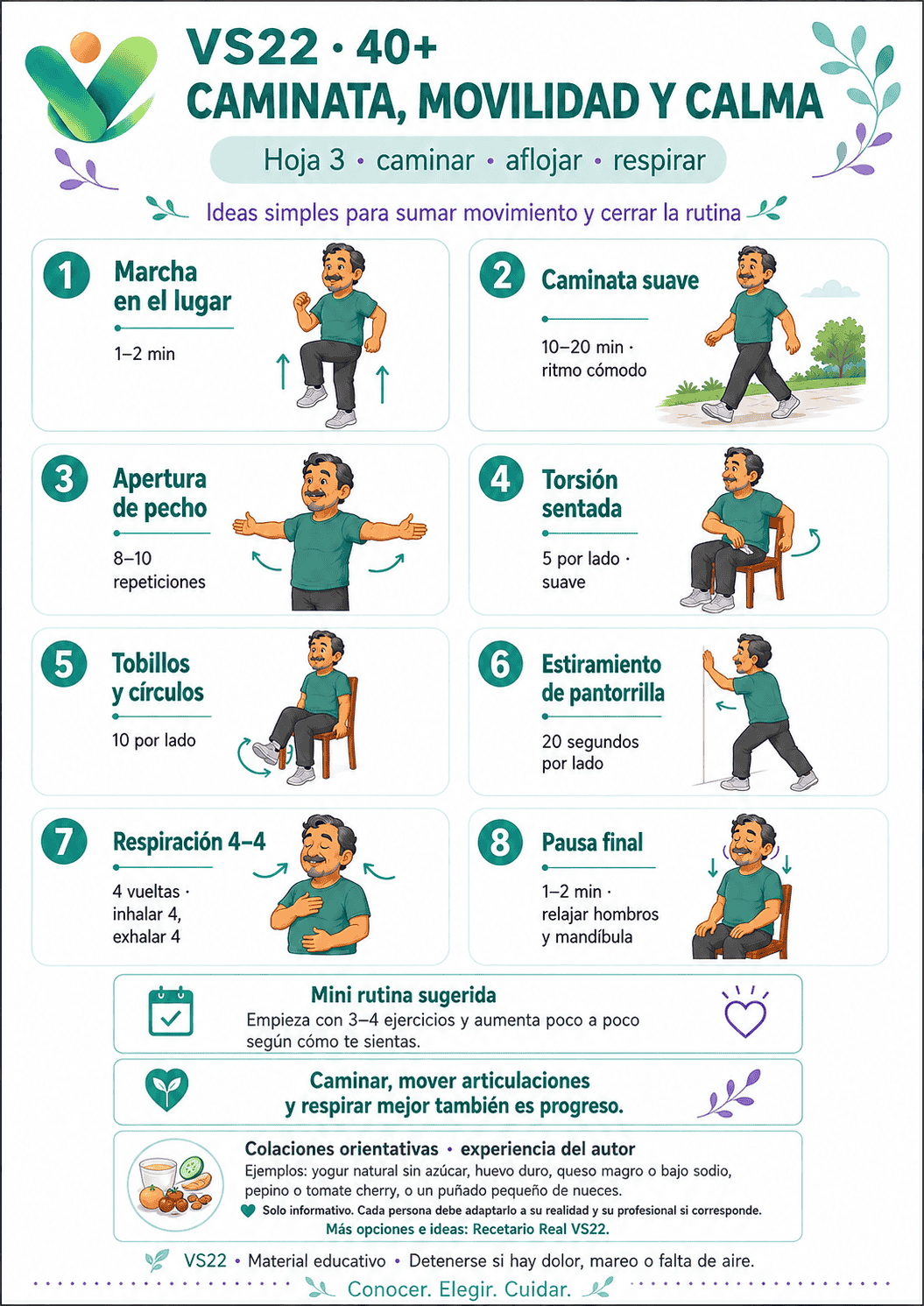 VS22 40+ Caminata movilidad y calma