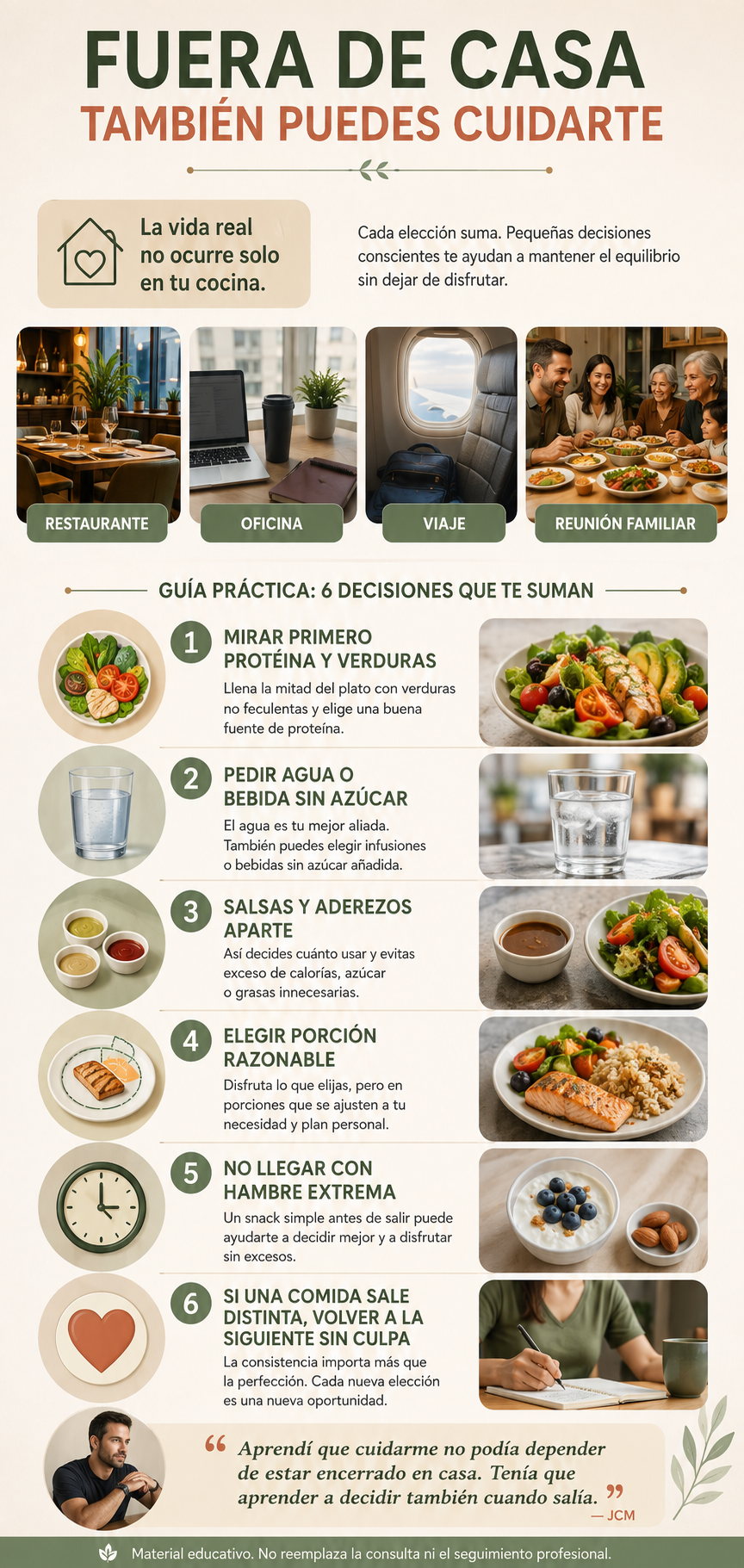 Decisiones fuera de casa