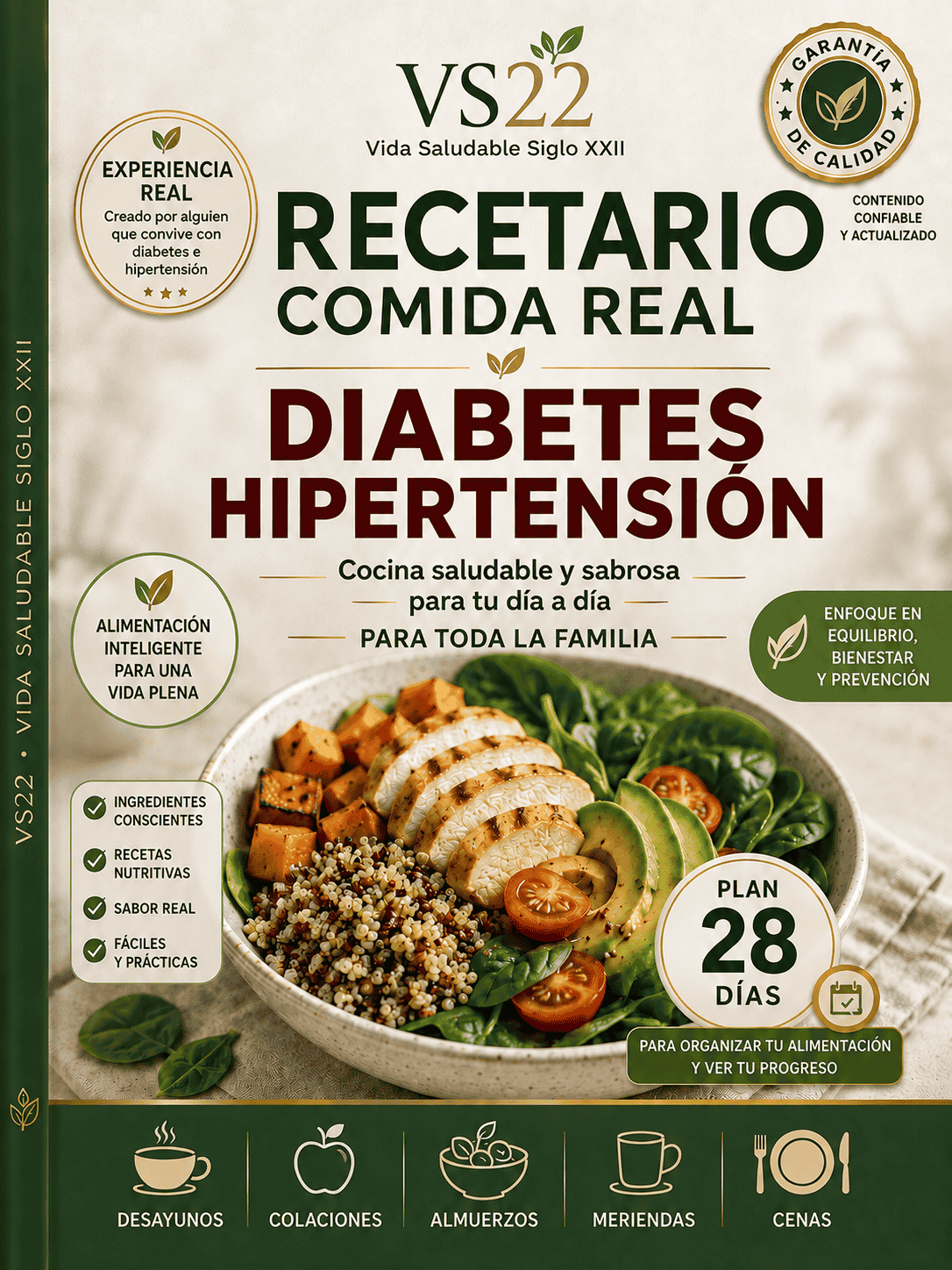 Recetario Comida Real · Diabetes e Hipertensión