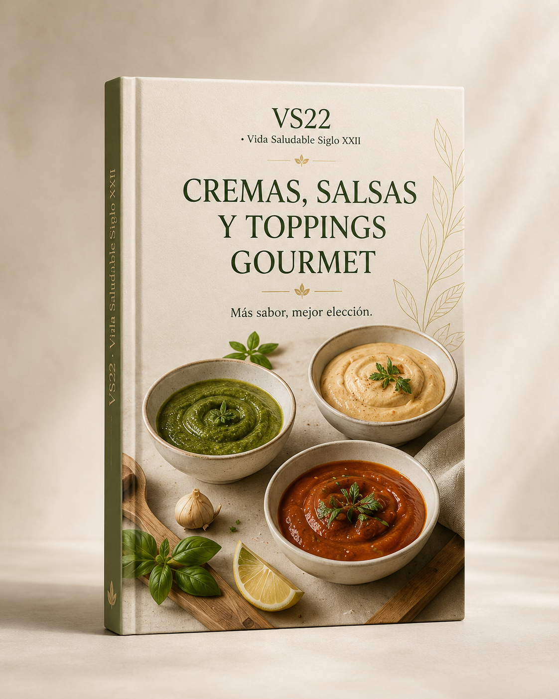 Cremas, salsas y toppings gourmet